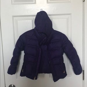 Purple Ralph Lauren down puffer jacket